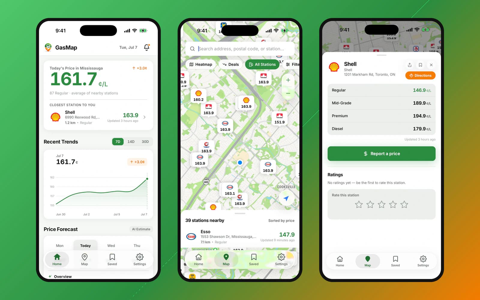GasMap screenshot