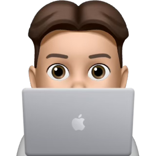 Memoji with laptop